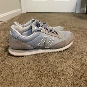 Gray New Balance 501 Trackster Ripple Sole